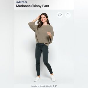 Liverpool Madonna Legging Pants navy blue